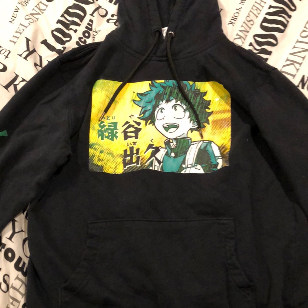 Anime hoodie my hero academia